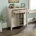 Sauder Costa Library Base, Coastal Cottage Cabinet, Office Storage Solution, Entryway Organizer - Chalked Chestnut Finish