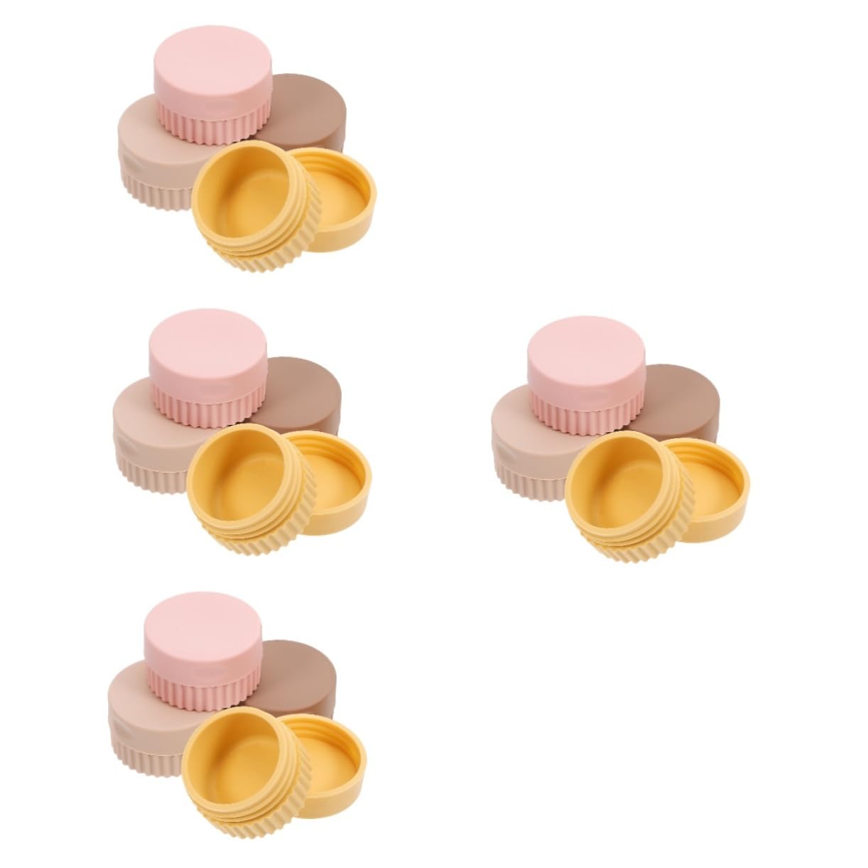 Beavorty 16 Stk Verpackungsbox schmuck kleiner Behälter Silikonbehälter Kosmetik-Aufbewahrungsbox Reisefläschchen Reisezubehör Reisebehälter Flasche aus Silikon kleine Flaschen Kieselgel