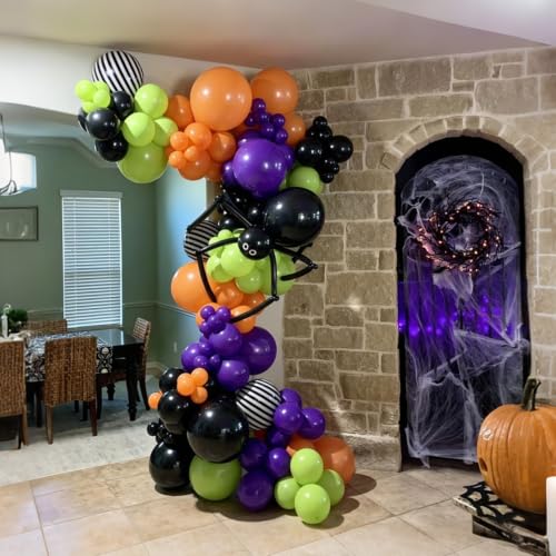 Image of YMSZ Halloween Party Balloons, 12Inch 100pcs Halloween Party Supply