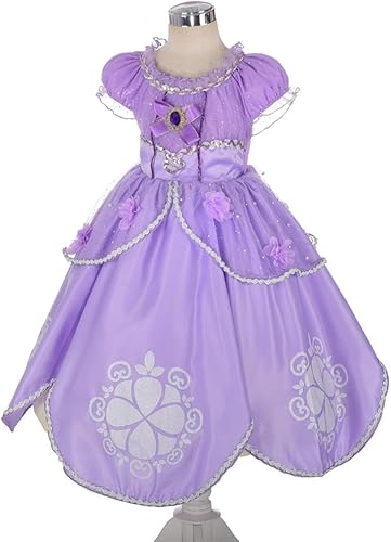 Miniatura 3 de Dressy Daisy Disfraz de princesa para niñas disfraz de fiesta de disfraces de Pueple Halloween Navidad 62 talla 12M-10
