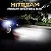 HITBEAM Super Bright 1156 LED Bulb White 1600 Lumens 1141 1003 BA15S 7506 LED Bulbs for Car Back Up Reverse Lights,Brake Lights,Tail Lights,6500K Xenon White (Pack of 2)