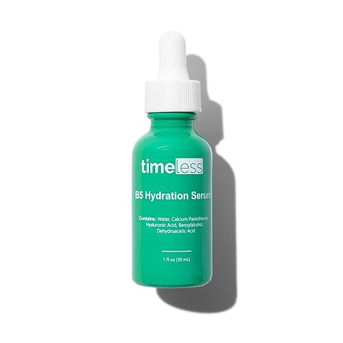 Timeless Skin Care Suero de hidratación con vitamina B5, 1 oz, paquete de 2 unidades, ligero y sin aceite, para todo tipo de piel, especialmente