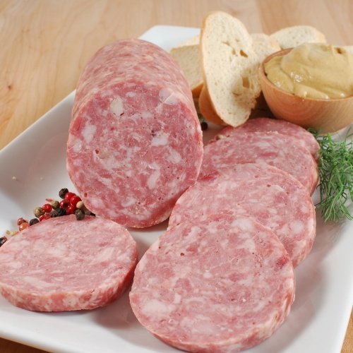 Salchicha de ajo - Saucisson a l Ail - 0.85-1 lb (peso promedio) por Terroirs d'Antan disponible en Yaxa Peru