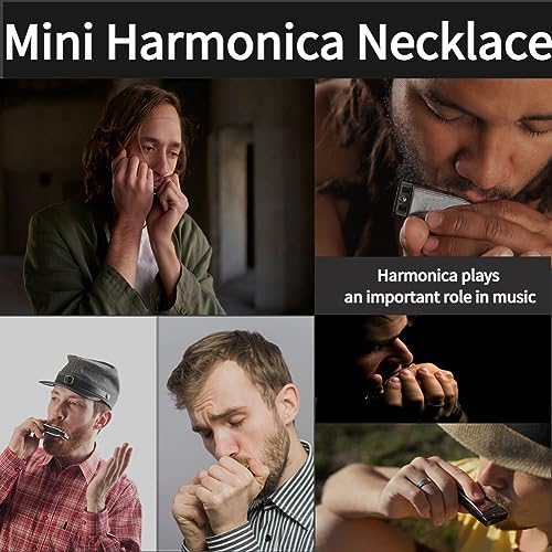 Mini Harmonica, Clé C 4 Trous Collier Harmonica Portable pour Enfants Débutant(Silver) - Les Beatles, Paul McCartney, John Lennon, RIngo Starr, George Harrison Mini Harmonica, Clé C 4 Trous Collier Harmonica Portable pour Enfants Débutant(Silver) – Image 6