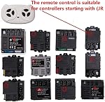 2.4G Bluetooth Remote Control Transmitter,for JR Receiver Children's Electric Riding Toy Car, Replacement Parts White Remote Control,Model JR1602