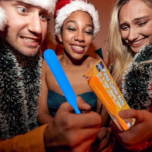 Jishi Funny Cutter Knife for Toilet, White Elephant Gag Gifts for Adults Men, Christmas Stocking Stuffers for Adults Men Husband Dad, Hilarious Pranks & Practical Jokes, Unique Fun Useful Gadgets