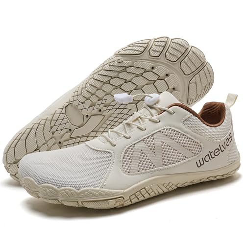 Image of WateLves Barefoot Water Shoes for Women Men Wide Toe Quick-Dry Lightweight Mesh Breathable Aqua Shoes for Beach Swim Yoga Exercise Surf Pool Boat