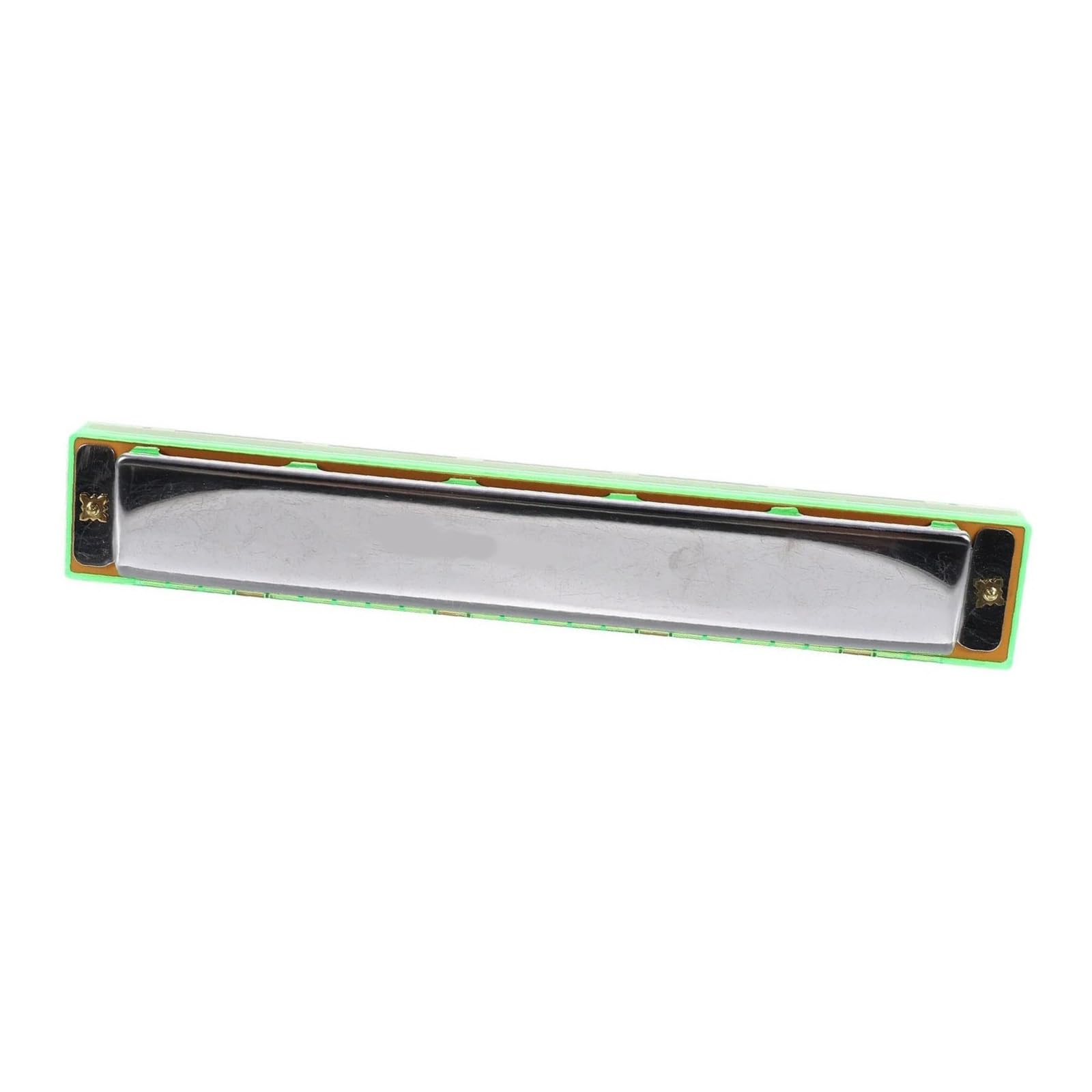 Einsteiger Mundharmonika C-Dur-Mundharmonika 24 Löcher Luftdichtes Tragbares Metallinstrument