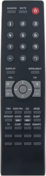 RC2443802/01 Replace Remote Control Fit for Sharp TV LC-32SB28 LC-42SB48 | 098GR8BD9NESHR LC-32SB28UTA LC-32S LCD LC-42SB48UT LC-32SB28UT-A LC-42SB48UT-A LC-42SB45U LC-47SB57UT LC-47SB57 TV