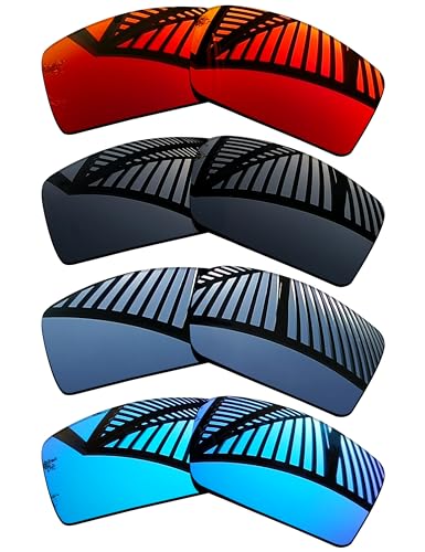 Verres Oakley Gascan OO9014 de rechange lot 4 paires couleur