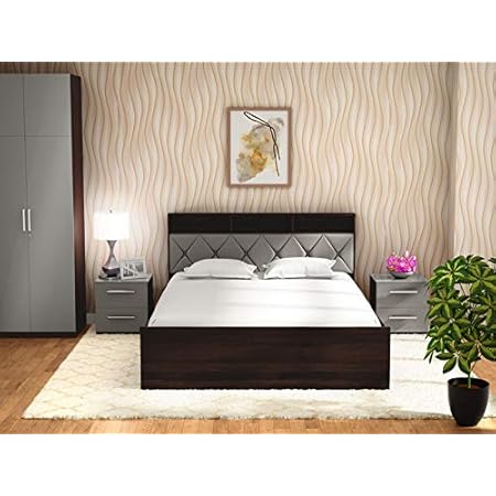 GODREJ INTERIO Stash Morf King Size Engineered Wood Bed with Half ...