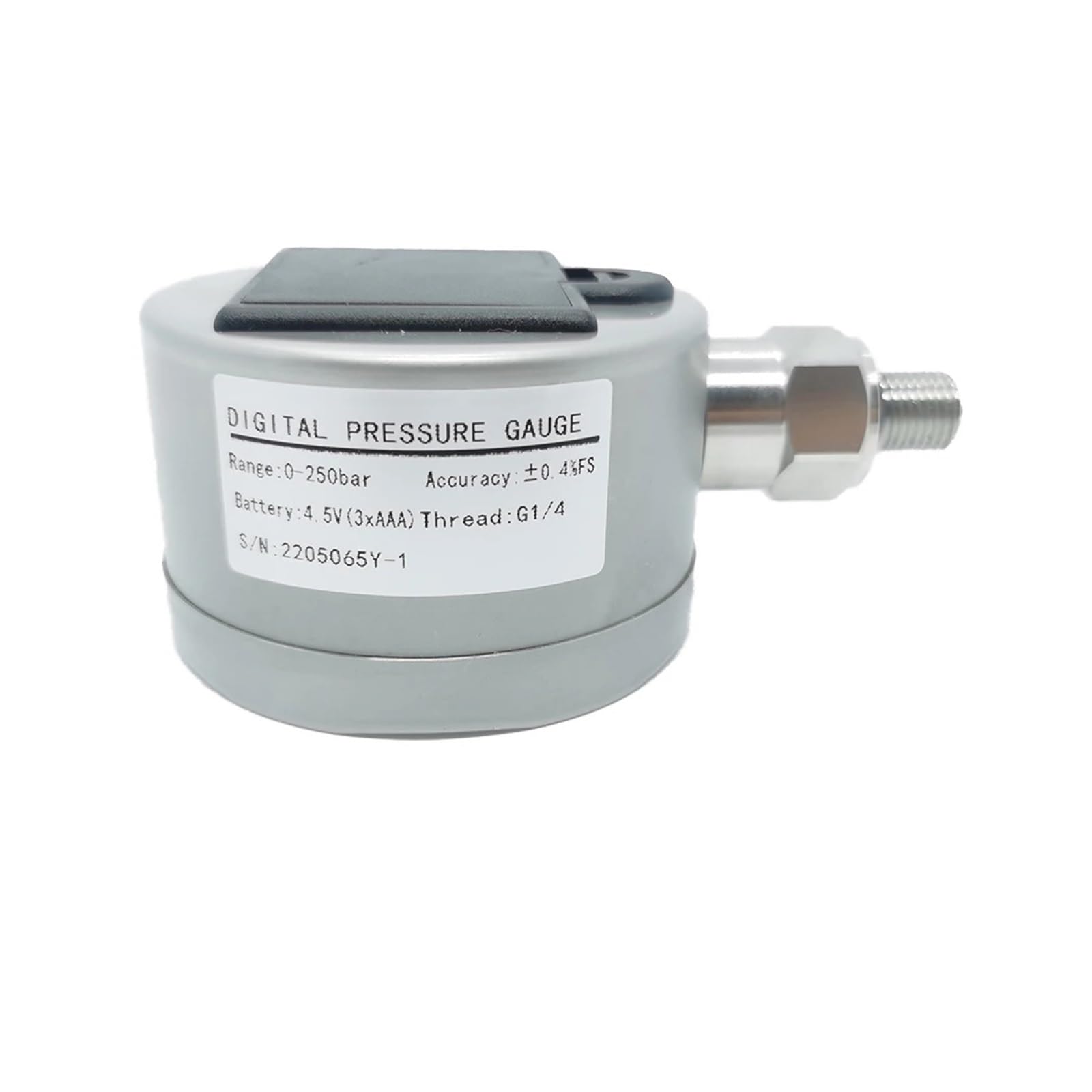 Druckregler, Digitales hydraulisches Manometer, Difs-Siliziumkern-Testmessrät 0–250 bar, 600 bar, 1000 bar, NPT1/4 G1/4, for Gas, Wasser, Öl, langlebig(M20-1.5,0-700bar)
