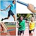 XMWangzi Aluminum Track Field Relay Batons, Race Equipments for Running Race Team, Suitable for Outdoor Sports Practice Athlete, Corrosion Resistant High Strength Smooth Surface (4Pcs Sliver)