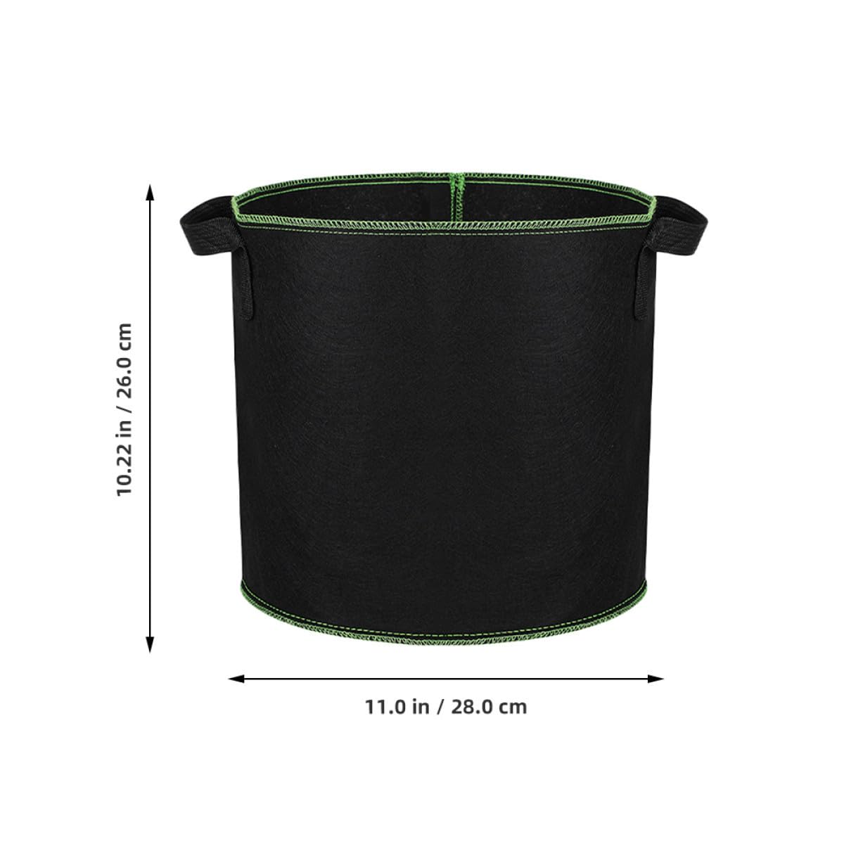 GANAZONO 6 bolsas de cultivo de plantas de fieltro transpirable de 4 galones de tela de aireación no tejida, macetas de cultivo de plantas para vivero, vegetales y flores con asas