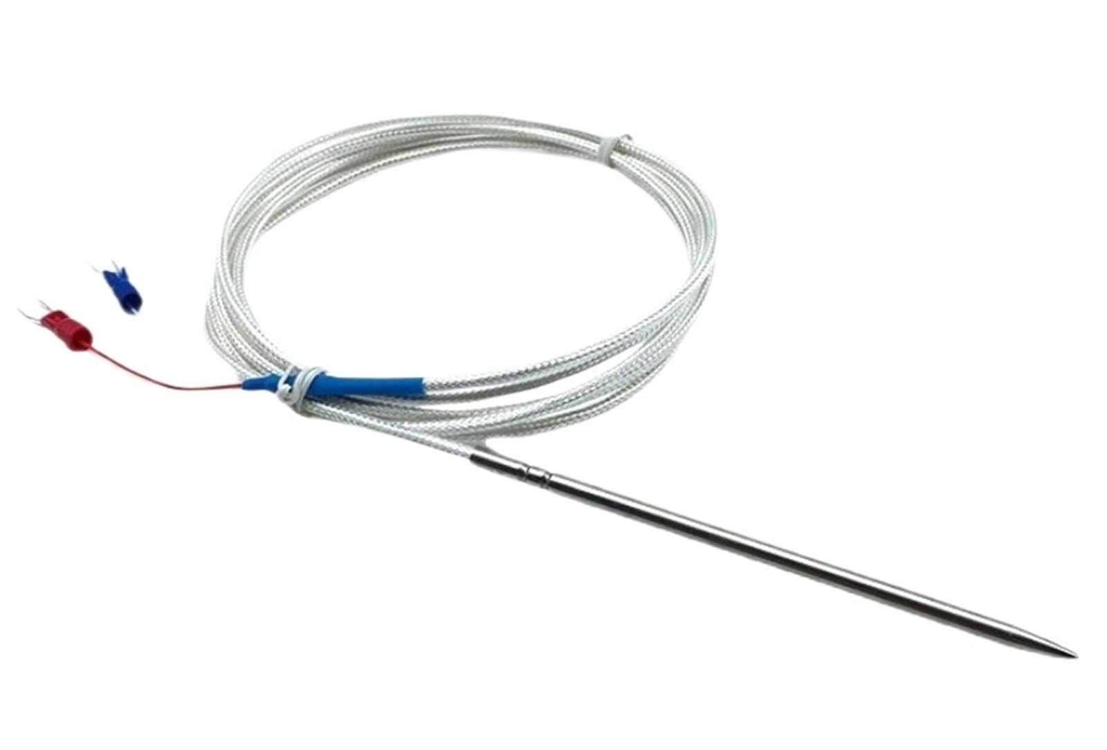 NTCPT100PT1000 Clase A Sensor de Temperatura 4X100mm Cable con Punta de Aguja Cable blindado 1-8m Metro(PT100-4X200mm-10m)