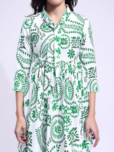 Image of PURVAJA Women's Maxi Cotton Blend Dress