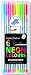 Staedtler 10014318 Fineliner Drawing Pens .3mm Neon 6 Count Triplus Fine Line, 6-Pack, Assorted
