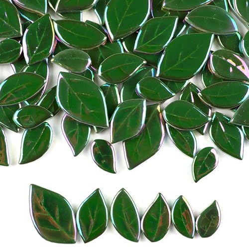 ZWCT Illusion Colorful Leaves Ceramic Mosaic Tiles