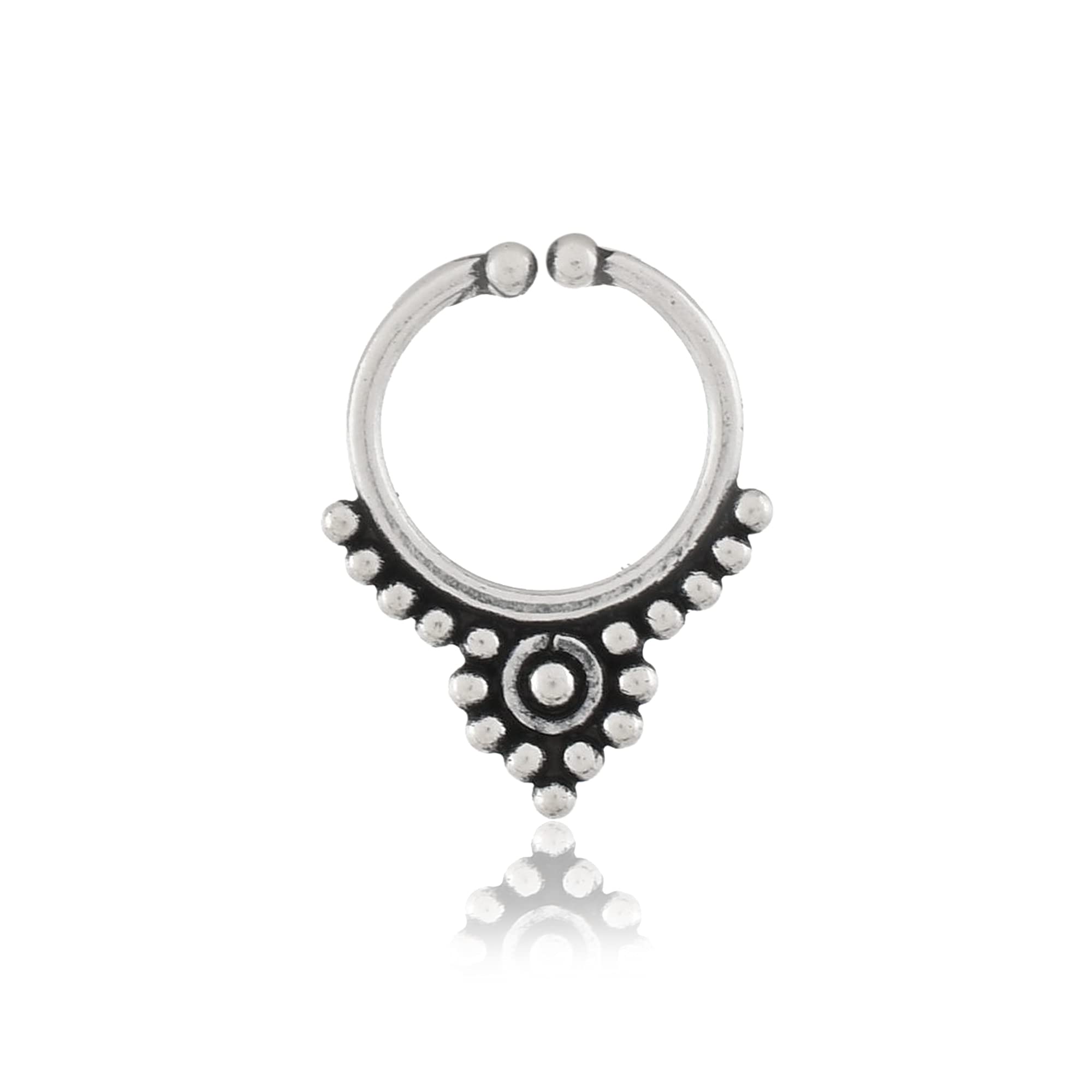 See full amazon price history chart for NEMICHAND JEWELS Pure 925 Sterling Silver Septum Nose Rings For Women - Non Pierced nose (SS-NR-13) NEMICHAND JEWELS Pure 925 Sterling Silver Septum Nose Rings For Women - Non Pierced nose (SS-NR-13) (B09DZ3ZYQJ) Amazon Price History, Amazon Price Tracker