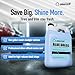 Nanoskin BLUE DRESS Premium Dressing 55 Gallons- Sprayable Interior & Exterior Dressing for Car Detailing | Works on Tire, Vinyl, Rubber, Plastic & Trim| Safe for Cars, Trucks, Motorcycles, RVs & More