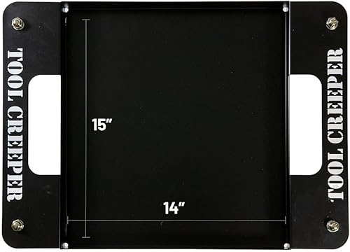 Miniatura 3 de Bandeja de herramientas rodante  Bandeja de herramientas mecánica rodante hecha en Estados Unidos  Acero resistente recubierto de polvo negro