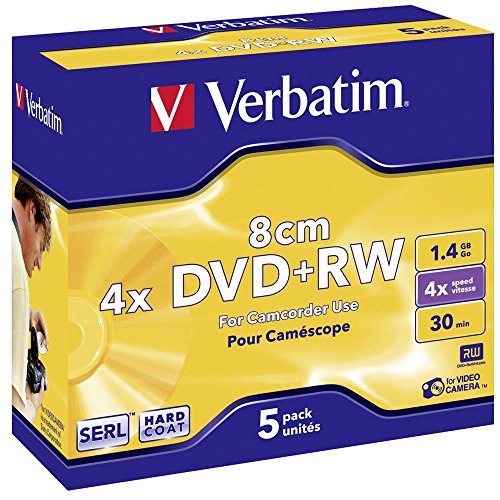 Verbatim DVD+RW (8cm) x 5 1.46 Go