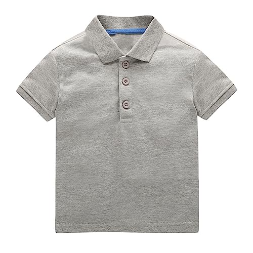 Boys Infant and Toddler Organi𝚌 Cotton Short Sleeve Crew Neck T-Shirts Toddler Layering Tee Tops Cotton Tees