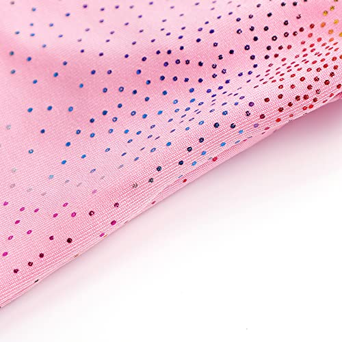 HOZIY Leotards for Girls Ballet Gymnastics Sleeveless Long Sleeve Colorful Sparkles Aqua Blue Pink Purple Solid