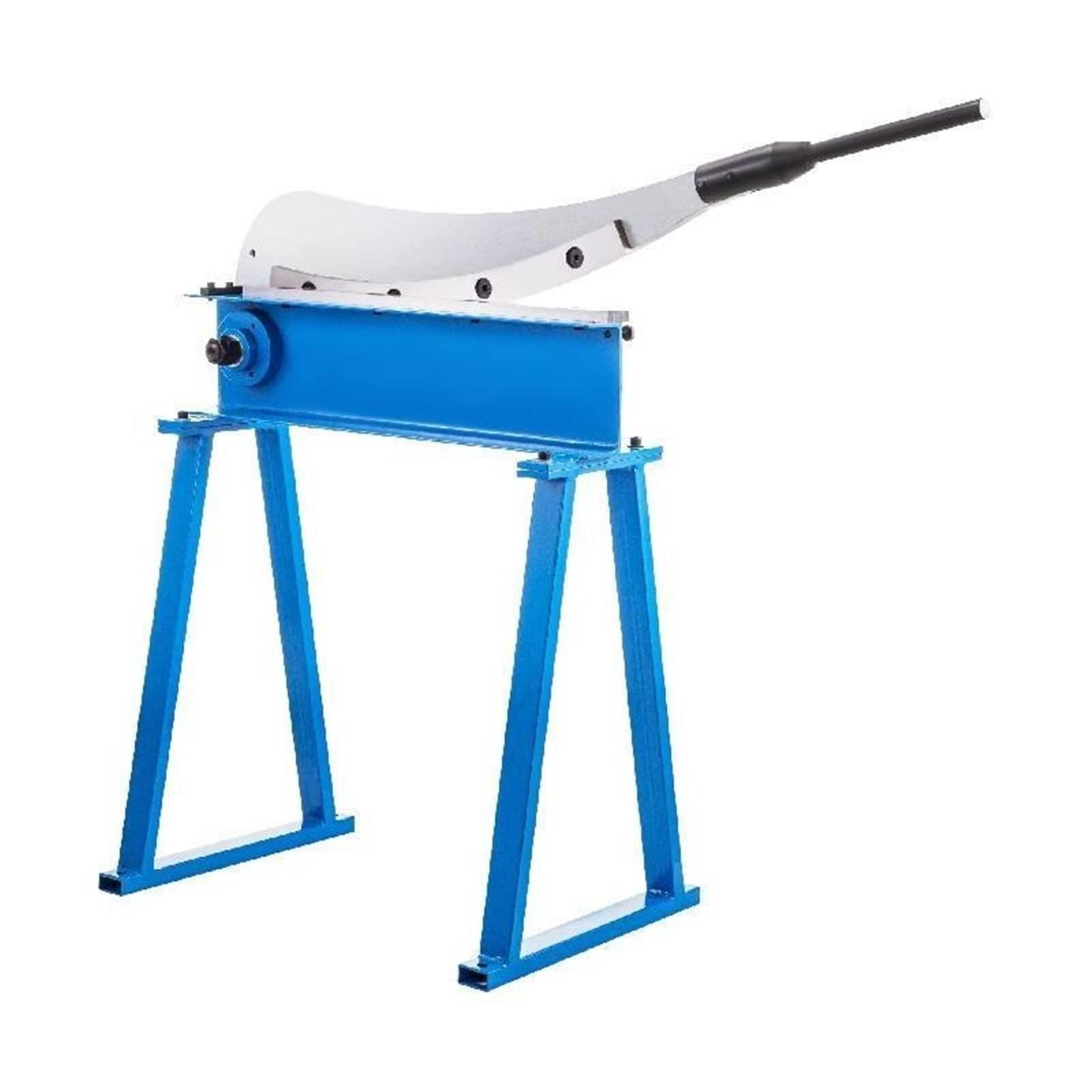 HS-800 Leverage Guillotine 800mm Heavy-Duty Stand Manual Shear Cutter for Cutting 16 Gauge Metal Plate with Curved Blade
