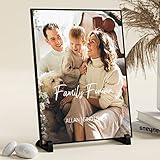 Marco de fotos de madera personalizado para hermanas, regalos únicos de cumpleaños/Navidad para la mejor hermana (01-foto de marco completo)