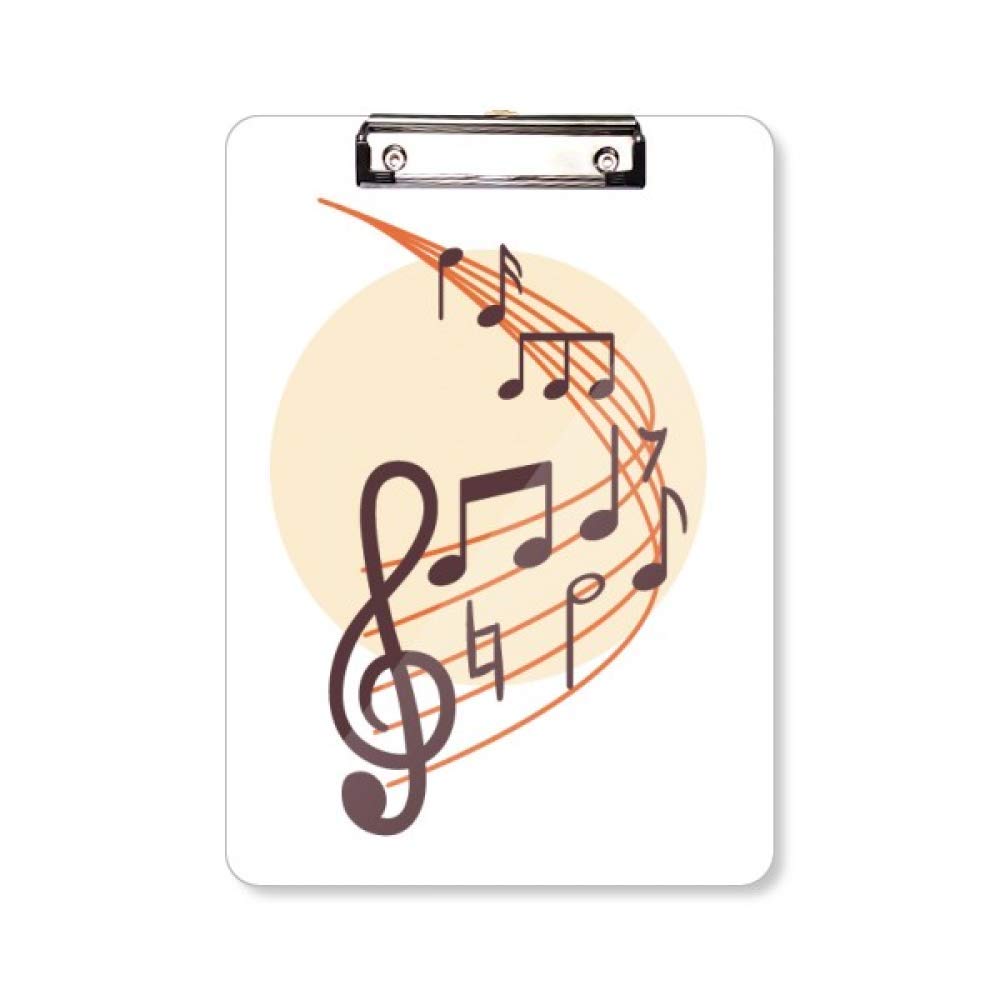 Porte-bloc pour notes de musique A4 incurvé support partition pupitre main