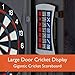 Fat Cat Mercury Electronic Dartboard, Built In Cabinet Doors With Integrated Scoreboard, Dart Storage For 6 Darts, Dual Display In Two Colors, Compact Target Face For Fast Play