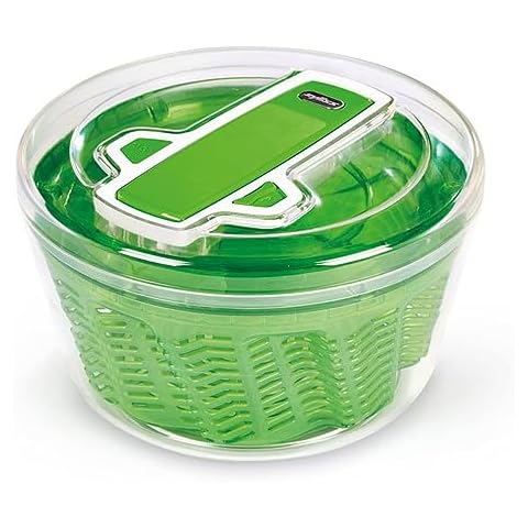 Zyliss Swift Dry Salad Spinner - Plastic Lettuce Colander and Spinner Cover