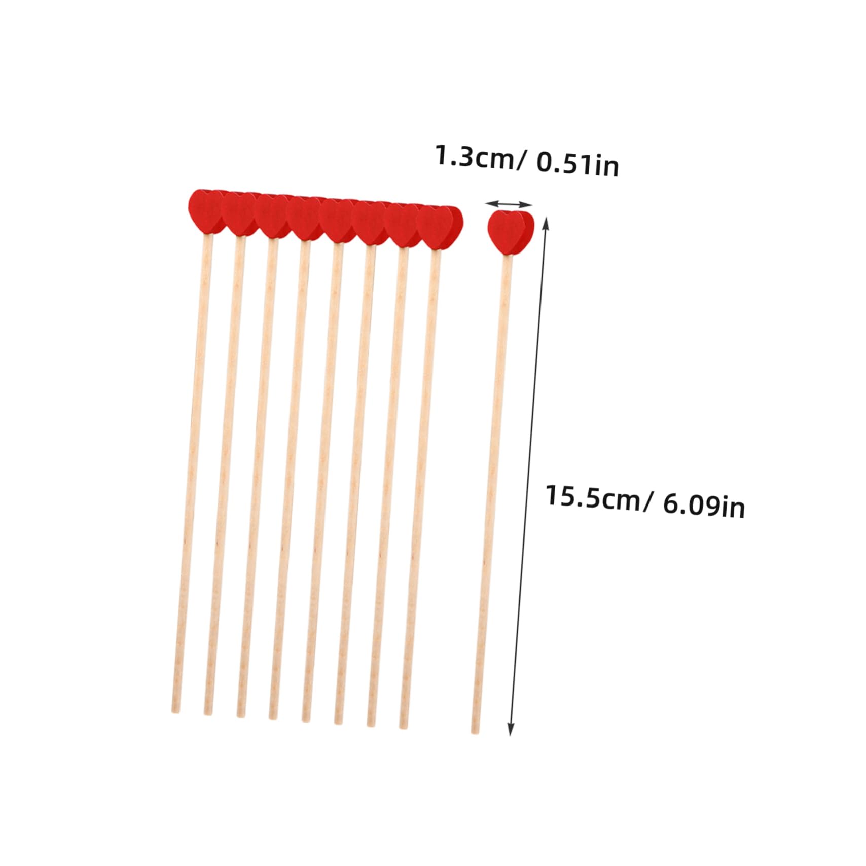 BRIGHTFUFU Espresso Stirrer Tiny Stirrers Wooden Stirring Wand Perfect for Mixed Drinks