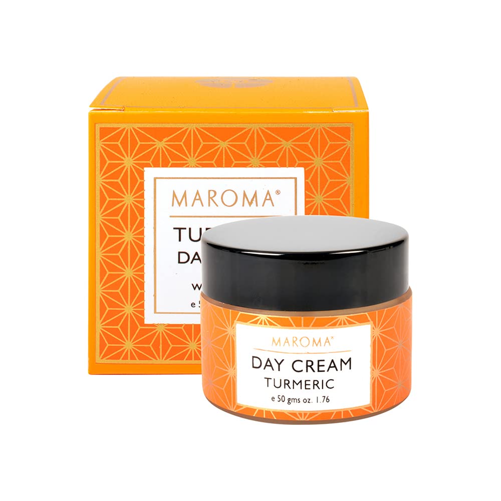 Maroma100% Natural Turmeric Face Day Cream with saffron Extract - 50 Gms.