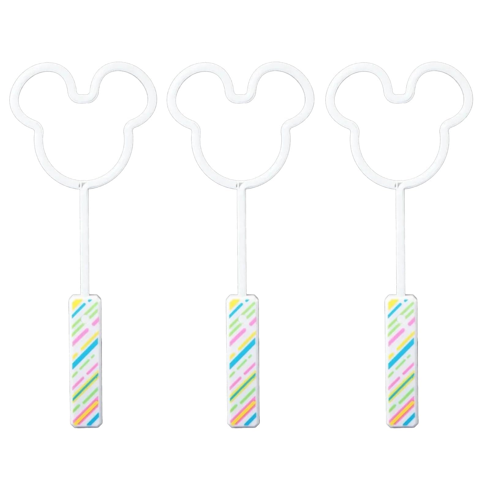FAMBIZ Mickey LED Light-Up Wand, Easy-to-Carry, Hand-Eye Coordination, Imaginative Play, Long-Lasting, Encouraging Creative Play, Battery Operated, Perfect for Night Events, Festivals, (3 Pcs)