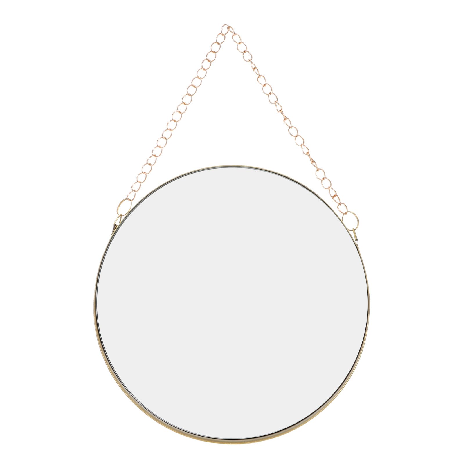 Miroir suspendu doré résistant et léger miroir de toilette maquillage pour dressing