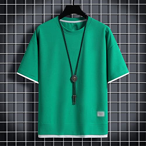 T-shirt blanc ample pour homme L grand format