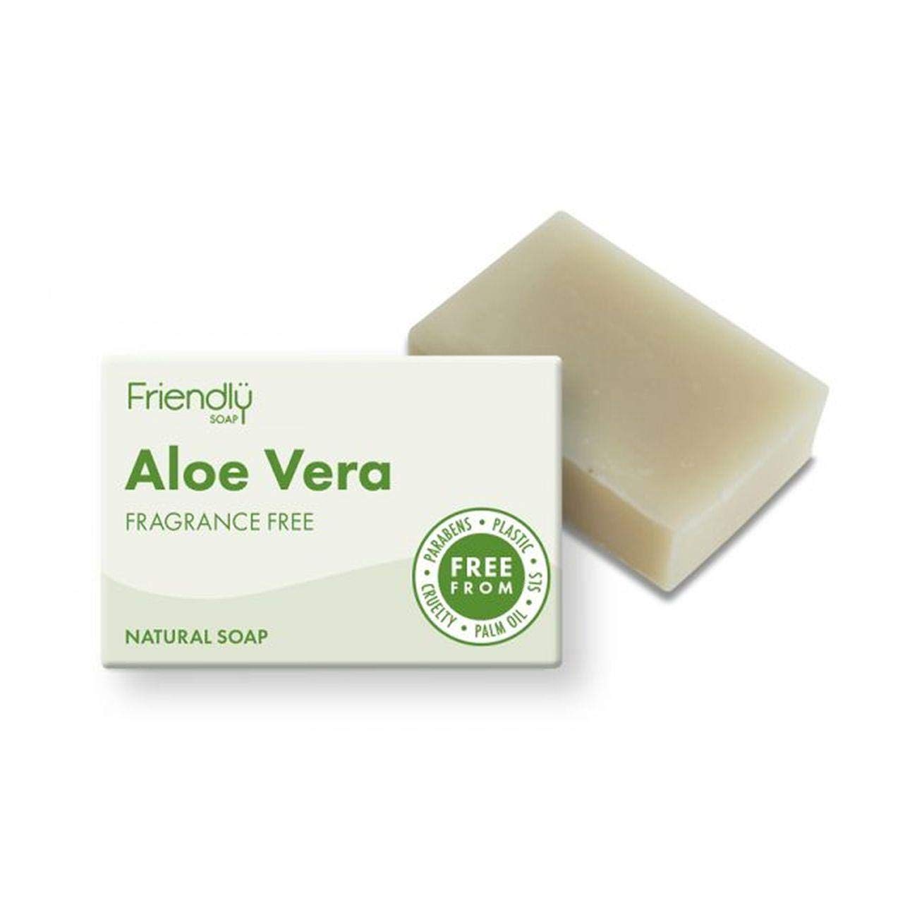Handmade Natural Aloe Vera Soap - Gentle, Sensitive, Nourishing 95g