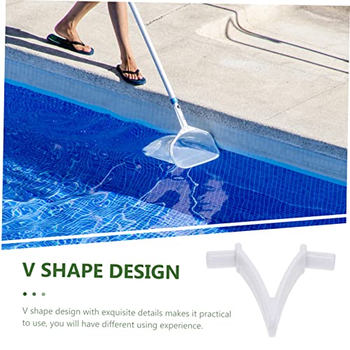 HAKIDZEL 24 Peças Clipe de piscina em forma de V piscina de plástico picina acessórios clipe de fixa
