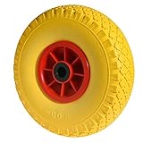 WOLFPACK LINEA PROFESIONAL - Rueda Carretilla Sacos Maciza Llanta Plástico 20 mm.