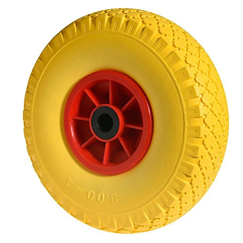 WOLFPACK LINEA PROFESIONAL - Rueda Carretilla Sacos Maciza Llanta Plástico 20 mm.