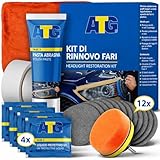 ATG Kit Rinnova Fari Auto - Kit Lucidatura Fari Auto - Polimero Liquido Fari Kit - Lucida ...