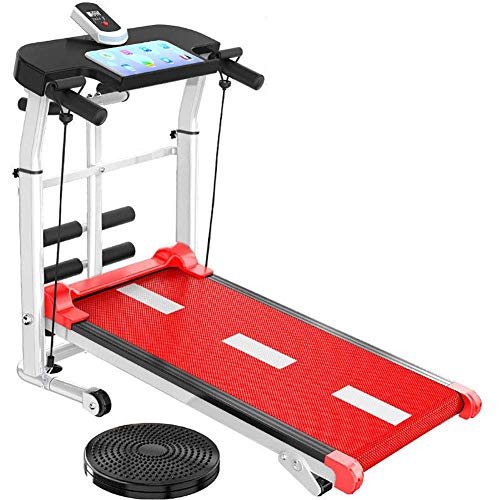 Caminadora plegable manual para uso doméstico con disco twist