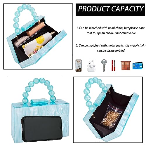 Image of Women Acrylic Clutch Purse Leopard Print Evening Bag Chain Formal Handbag Party Bridal Wedding Clutch Purse for Women