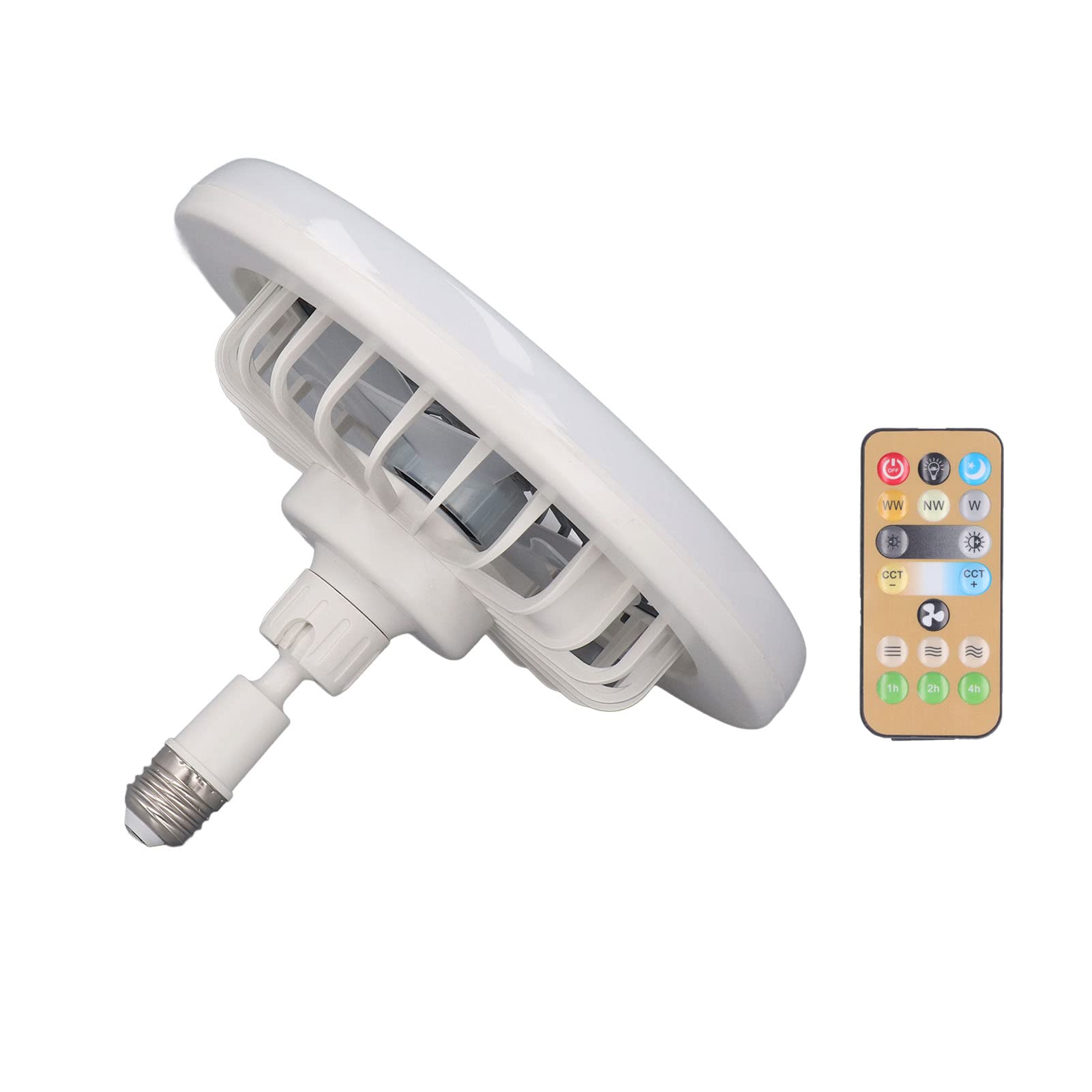 Ventilatore da soffitto in acciaio con telecomando incl. LED - Malaki