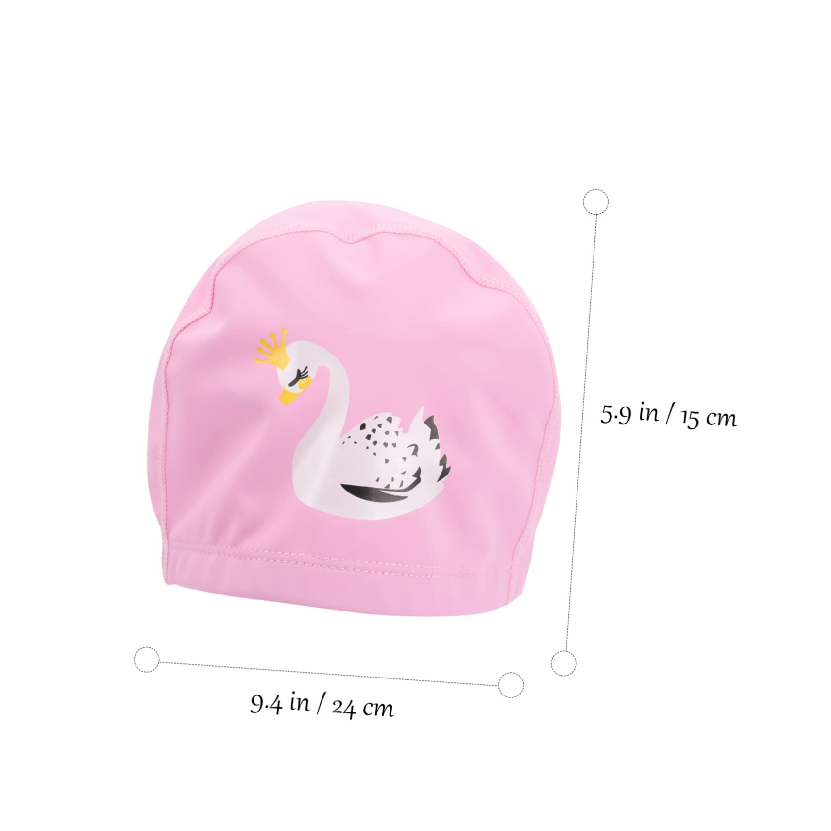 VANZACK Bonnet de Bain Enfant Bonnets de Bain Couvre-tête de Bain élastique Casquette de Bain Bebe Casquette Bain Shower Cap Couvre-Chef de Bain Bonnet de Bain Anti-Bruit PVC