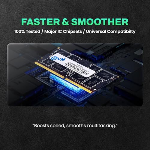 Image of EVM 8GB DDR5 4800MHz Laptop RAM with High Performance Memory Module-10 Years Warranty (EVMT8G4800S88P)