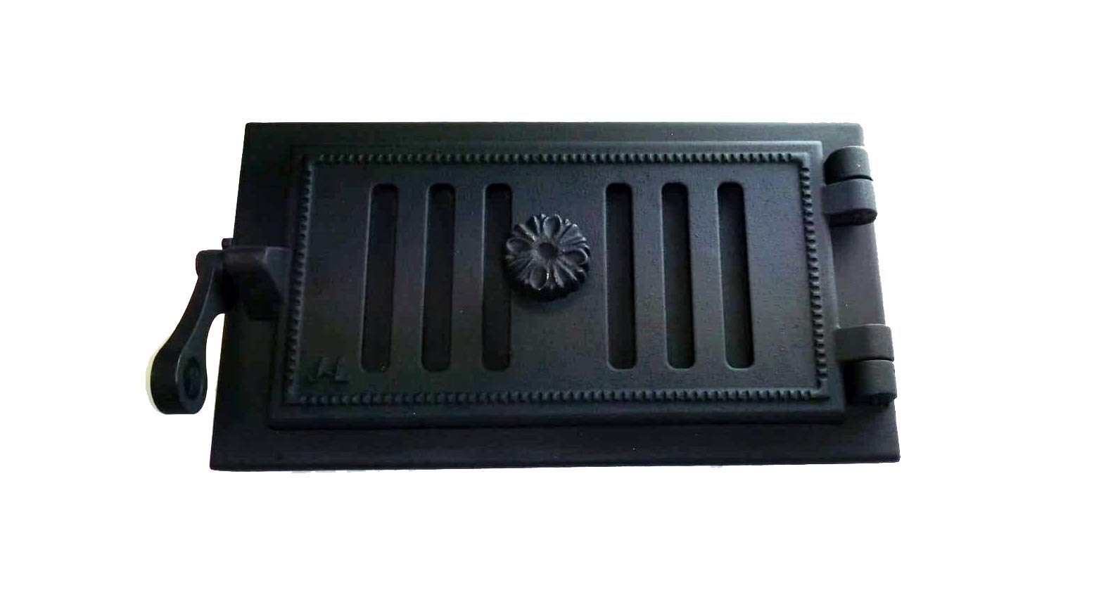sellon - Porta di ispezione in ghisa, 34 x 19 cm, colore: Nero