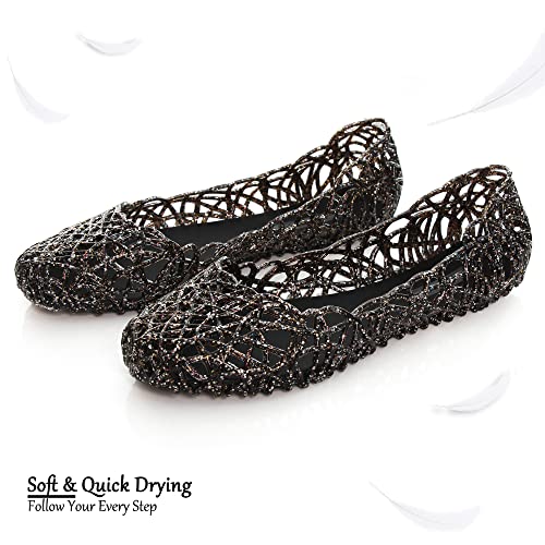 Image of Dear Time Women Flat Heel Summer Beach Jelly Shoes